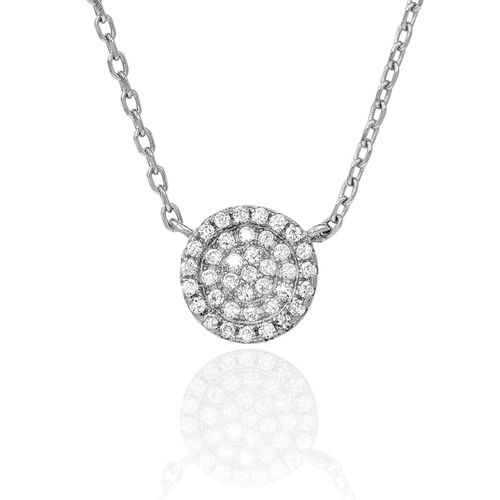 Collier En Argent 925/1000 Et Zircon