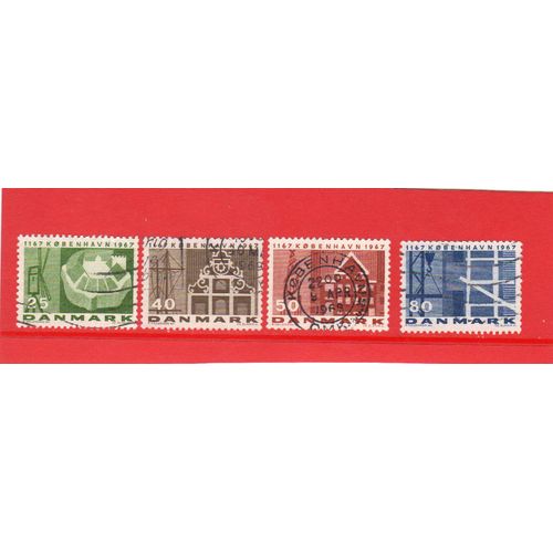 Timbres-Poste Du Danemark (8ème Centenaire De Copenhague)