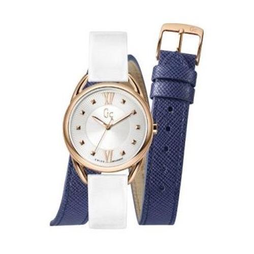 Montre Gc En Cuir Blanc