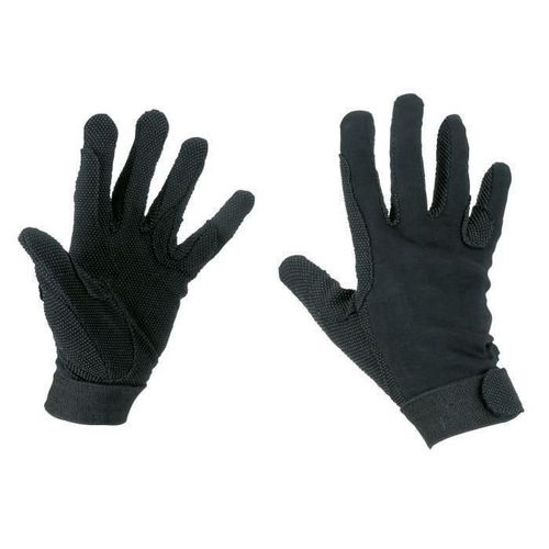 Covalliero Gants Équitation Coton Jersey - Noir