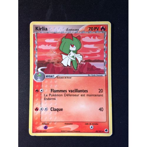 Kirlia 33/101 Set Ex Iles Des Dragons Fr