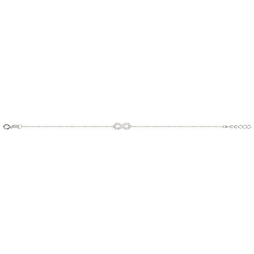 Bracelet En Argent 925/1000 Et Zircon