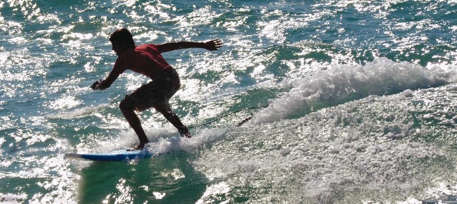 Ocean Surfing, Photo Murale Intissée, 202 X 90 Cm, 1 Part - Enfants