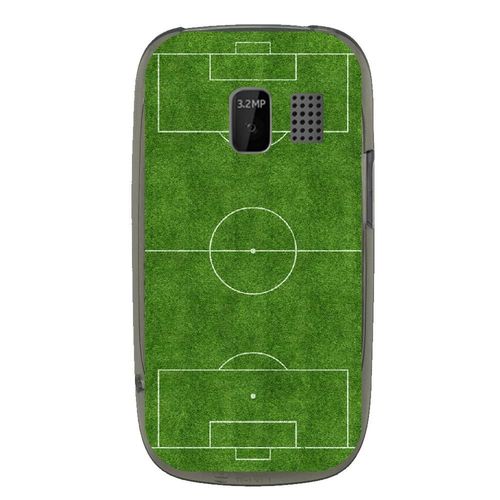 Coque Souple Pour Nokia Asha 302 Avec Impression Motifs Terrain De Football
