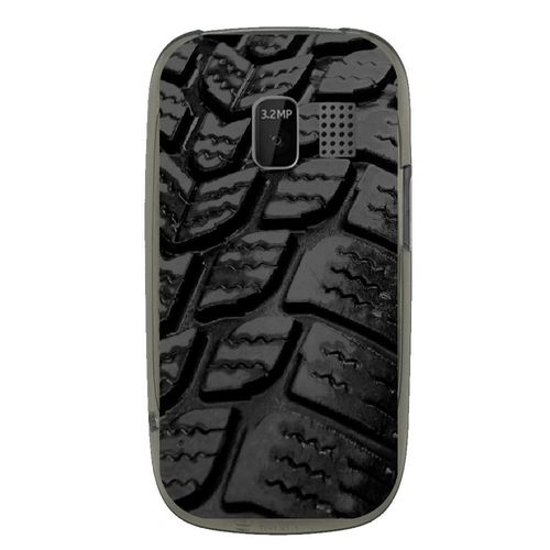 Coque Souple Pour Nokia Asha 302 Avec Impression Motifs Pneu