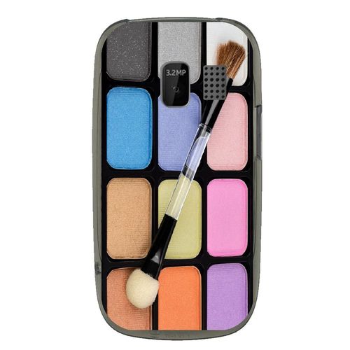 Coque Souple Pour Nokia Asha 302 Avec Impression Motifs Palette De Maquillage