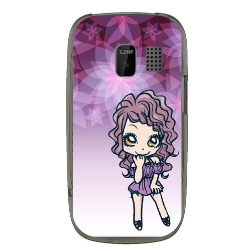 Coque Souple Pour Nokia Asha 302 Avec Impression Motifs Manga Fille Violetta