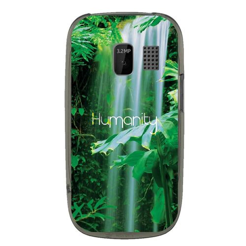 Coque Souple Pour Nokia Asha 302 Avec Impression Motifs Humanity