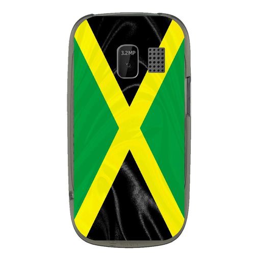Coque Souple Pour Nokia Asha 302 Avec Impression Motifs Drapeau De La Jamaïque