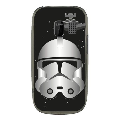 Coque Souple Pour Nokia Asha 302 Avec Impression Motifs Clone Et Vaisseau Spatia