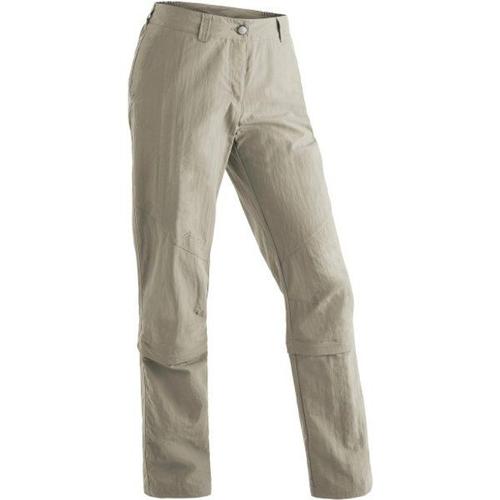 Maier Sports Women's Nicole Capri Pantalon De Trekking Taille 44 Regular, Feather Gray