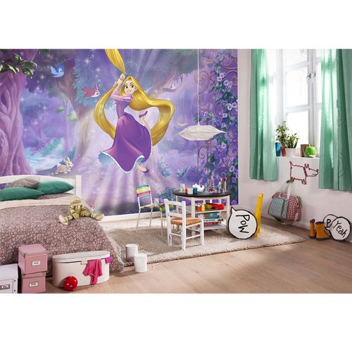 Papier Peint Princesse Raiponce Disney 368x254 Cm - Enfants
