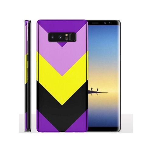 Coque Galaxy Note 8 Chevrons Purple, Coque De Télephone Pas Cher