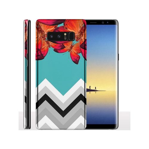Coque Galaxy Note 8 Chevrons Papillons, Coque Téléphone Portable Pas Cher