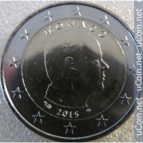 Pièce De 2 Euro Monaco  2015