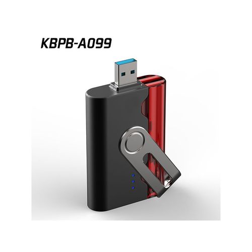 Batterie Externe Portable 2600 Mah Et Clé Usb Otg