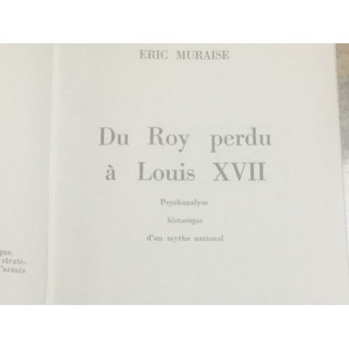 Du Roy Perdu À Louis Xvll