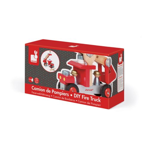 Jouets D'imitation Camion De Pompiers (Bois)