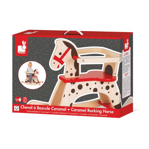 Jouets D'eveil Cheval À Bascule Caramel (Bois)