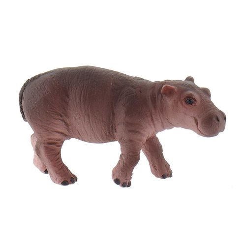 Animaux Figurine Bébé Hippopotame - 8 Cm