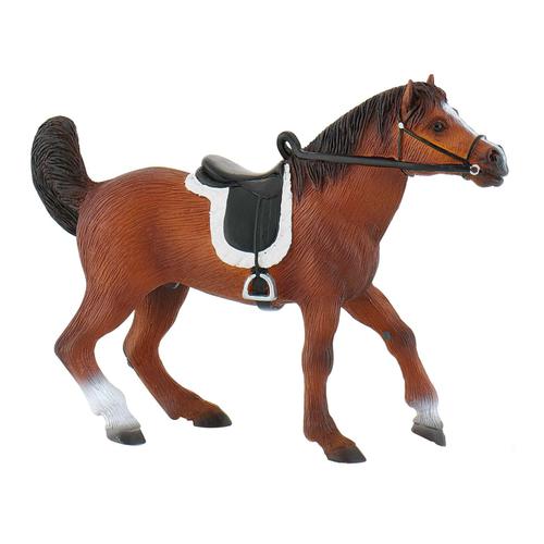 Animaux Figurine Etalon Arabe Avec Selle - 14 Cm