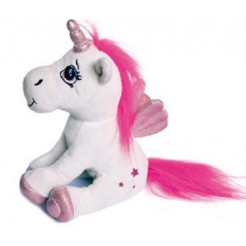 Peluche Licorne Blanche 20 Cm - Barrado