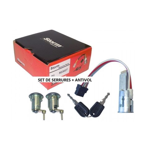Set De Serrures De Portes Extérieures Et Démarreur Pour Citroen C15 De 10/84 À 12/05
