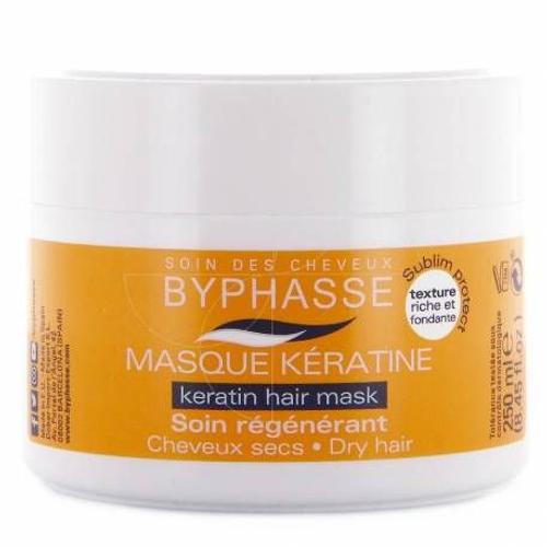 Byphasse - Masque Capillaire - Kératine Soin Régénérant - Cheveux Secs - 250ml 