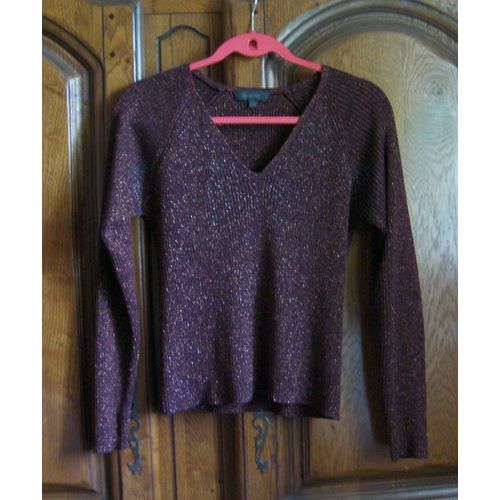 Pull Marron Pailleté Kiabi - Taille 38/40