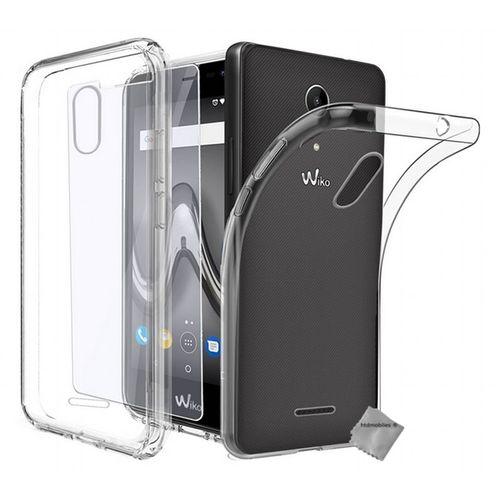 Housse Etui Coque Silicone Gel Fine Wiko Tommy 2 + Film Ecran - Transparent Tpu