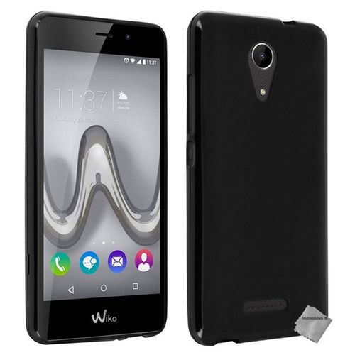 Housse Etui Coque Pochette Silicone Gel Fine Pour Wiko Tommy 2 Plus + Film Ecran - Noir