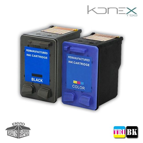 KIT 2 X CARTOUCHES D¿ENCRE MULTI COULEUR COMPATIBLES HP 304 BK XL AVEC IMPRIMANTE HP Deskjet 3720