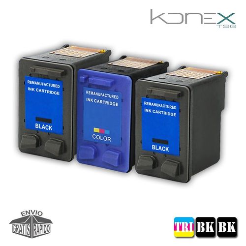 KIT 3 X CARTOUCHES D¿ENCRE MULTI COULEUR COMPATIBLES HP 304 TRI XL AVEC IMPRIMANTE HP Deskjet 3720