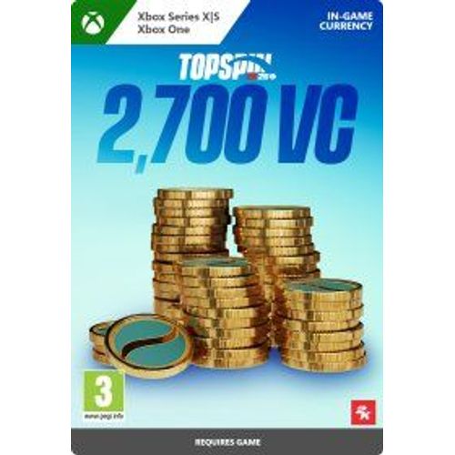 Topspin 2k25 2,700 Virtual Currency Pack (Extension/Dlc) - Jeu En Téléchargement