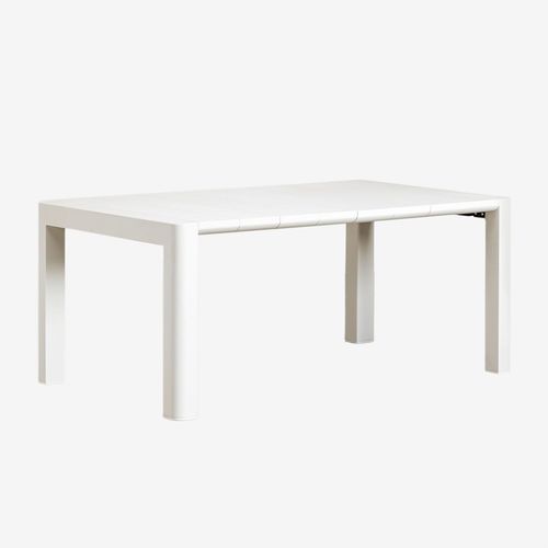 Table De Jardin Rectangulaire Arnadine Blanc Gardenia 180 X 100 Cm