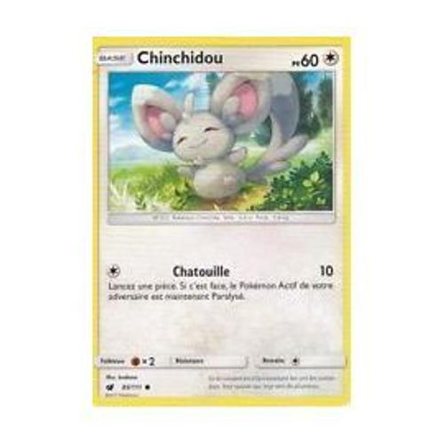 Carte Française Chinchidou 85/111 Série Invasion Carmin Pokemon