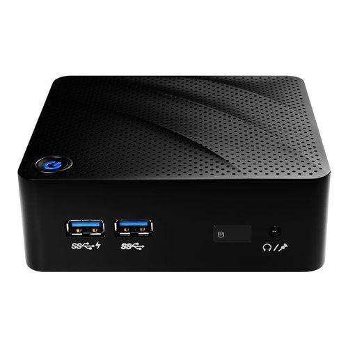 MSI Cubi N 021BEU - Barebone - mini PC - 1 x Celeron N3060 / 1.6 GHz - HD Graphics 400 - GigE - LAN sans fil: 802.11b/g/n