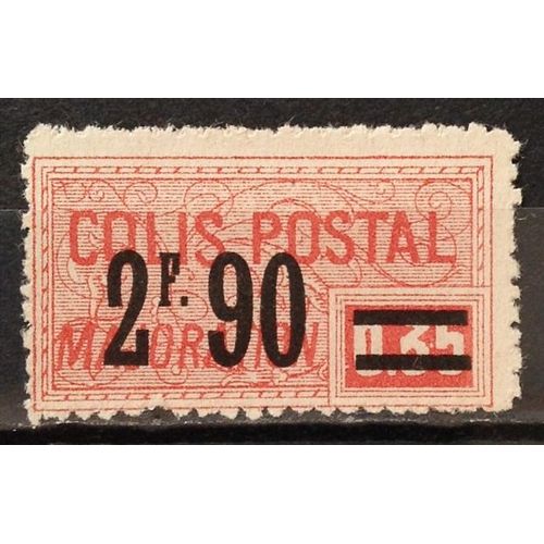 Colis Postaux - Majoration Dentelé - 2f90 / 35c Rouge (Joli N° 45) Neuf* - Cote 4,50€ - France Année 1926 - N19379
