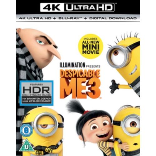 Despicable Me 3 4k Uhd + 2d Bd
