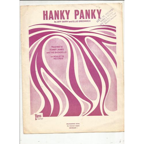Hanky Panky Piano Guitare Chant