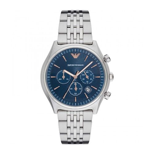 Emporio Armani Montre Classique De La Montre Chronographe Cadran Bleu Ar1974