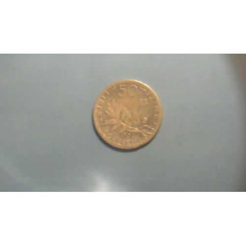 50 Centimes Semeuse Argent 1906