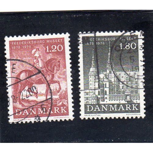Timbres-Poste Du Danemark (Centenaire Du Muséum National D'histoire De Frederiksborg)