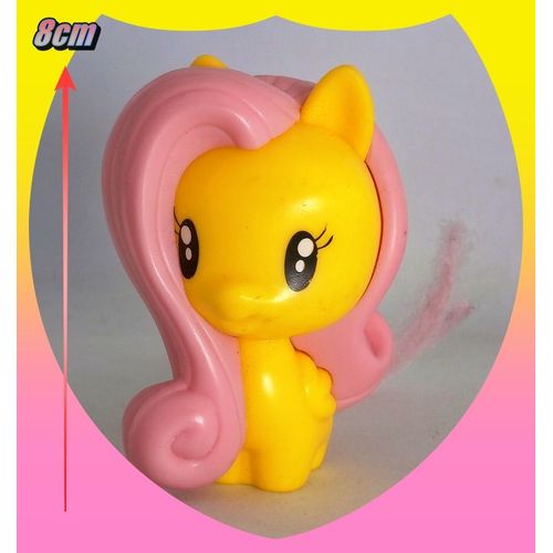 Figurine My Little Pony - Petit Poney Jaune Et Rose - Happy Meal - Mcdo 2018