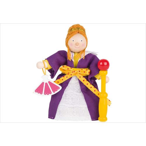 Poupée Articulée En Bois - La Reine