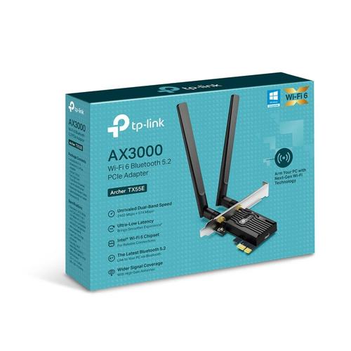 TP-Link WiFi 6 Carte WiFi PCIe AX3000,  Bluetooth 5.3 Archer TX55E