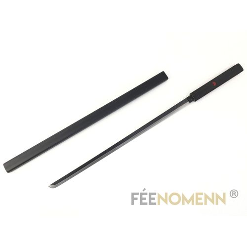 Katana Naruto - Sasuke Black Edition - Epée Lame Métal (Support Inclus)