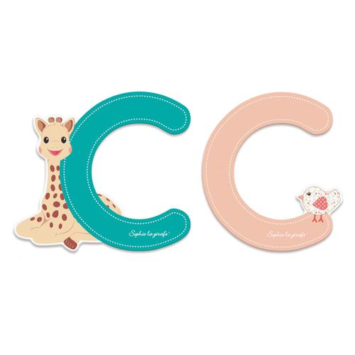 SOPHIE LA GIRAFE Lettre Sophie La Girafe (bois) - C