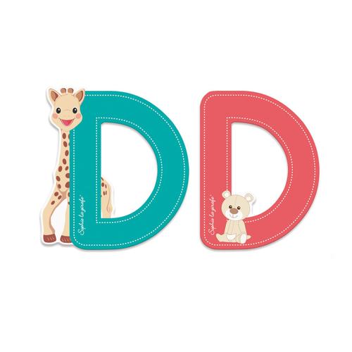 SOPHIE LA GIRAFE Lettre Sophie La Girafe (bois) - D