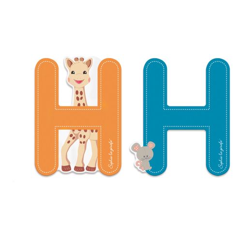 SOPHIE LA GIRAFE Lettre Sophie La Girafe (bois) - H